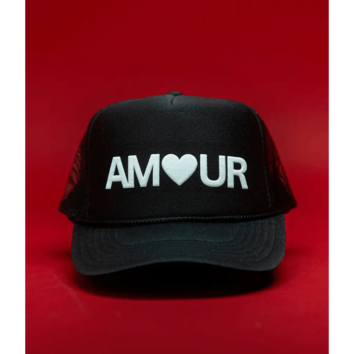 Ascot + Hart Classic Amour Trucker Hat Black + White Hats Parts and Labour Hood River Oregon Clothing Store