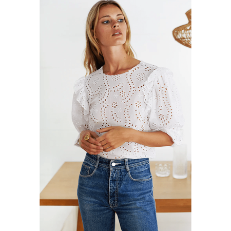 Emerson Fry Pearl Blouse Shirts & Tops Parts and Labour Hood River Oregon Clothing Store