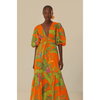 Farm Rio Orange Fresh Macaws Midi Dress Dresses & Jumpsuits Parts and Labour Hood River Oregon Clothing Store