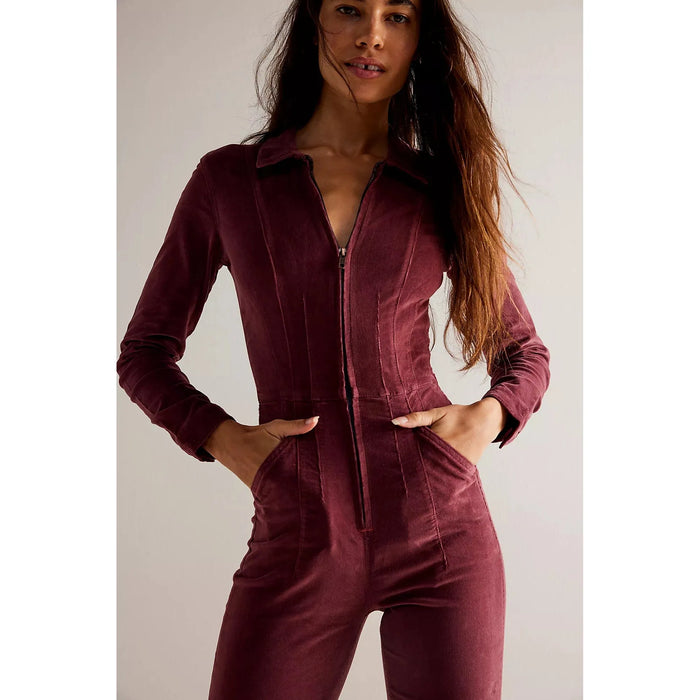We The Free Jayde Cord Flare Jumpsuit