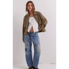 Free People Moxie Low Slung Pull-On Barrel Jeans Bottoms Parts and Labour Hood River Oregon Clothing Store