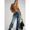 Free People Moxie Pull-On Barrel Jeans Bottoms Parts and Labour Hood River Oregon Clothing Store