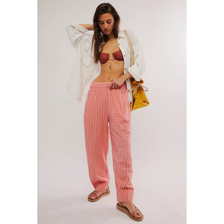 Free People Preppy Poplin Gingham Pants Pants Parts and Labour Hood River Oregon Clothing Store