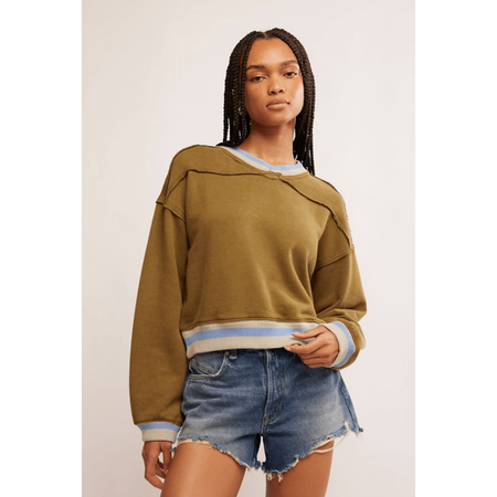 Free People Rio Sweatshirt Shirts & Tops Parts and Labour Hood River Oregon Clothing Store