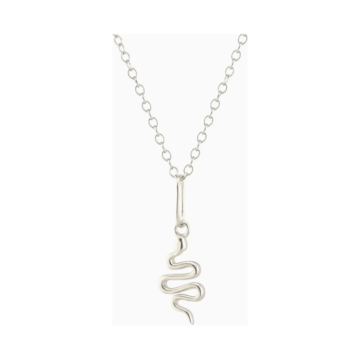 Kris Nations Snake Charm Necklace Sterling silver Accessories Parts and Labour Hood River Oregon Clothing Store