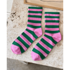 Le Bon Shoppe Wally Socks Wide / Pink Stripe Accessories Parts and Labour Hood River Oregon Clothing Store