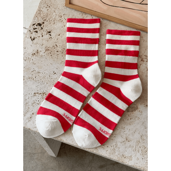 Le Bon Shoppe Wally Socks Wide / Red Stripe Accessories Parts and Labour Hood River Oregon Clothing Store