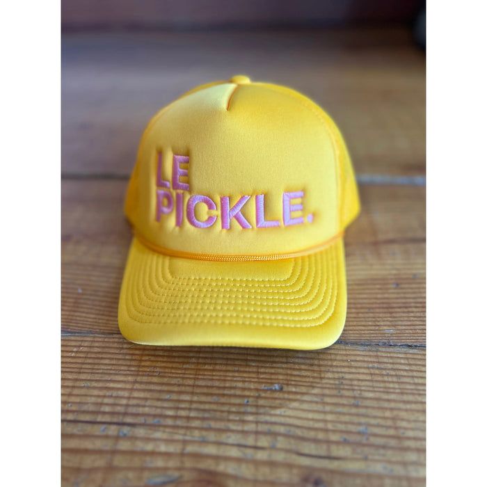 Ping Pong Surf Club Le Pickle Trucker Hats Customizable / Gold/ Powder Pink Hats Parts and Labour Hood River Oregon Clothing Store