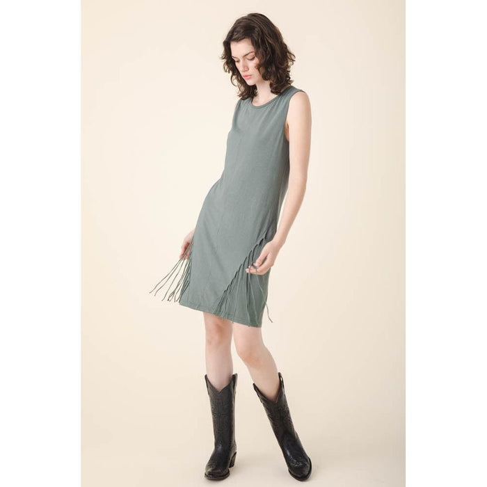 Prairie Underground Heron Dress in Cool Green Apparel & Accessories Parts and Labour Hood River Oregon Clothing Store