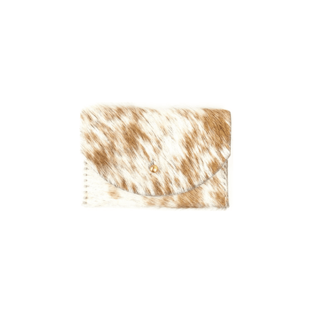 Primecut Caramel Speckled Cowhide Cardholder Accessories Parts and Labour Hood River Oregon Clothing Store