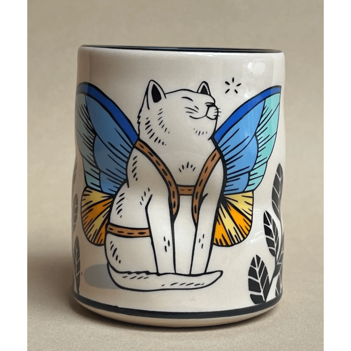 The Bowl Maker Large Lucky Cup -  Assorted Styles Sun Dappled Cat Spark Cup Apparel & Accessories Parts and Labour Hood River Oregon Clothing Store